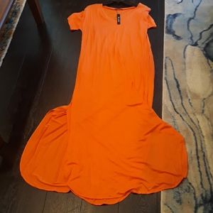Orange Maxi Dress